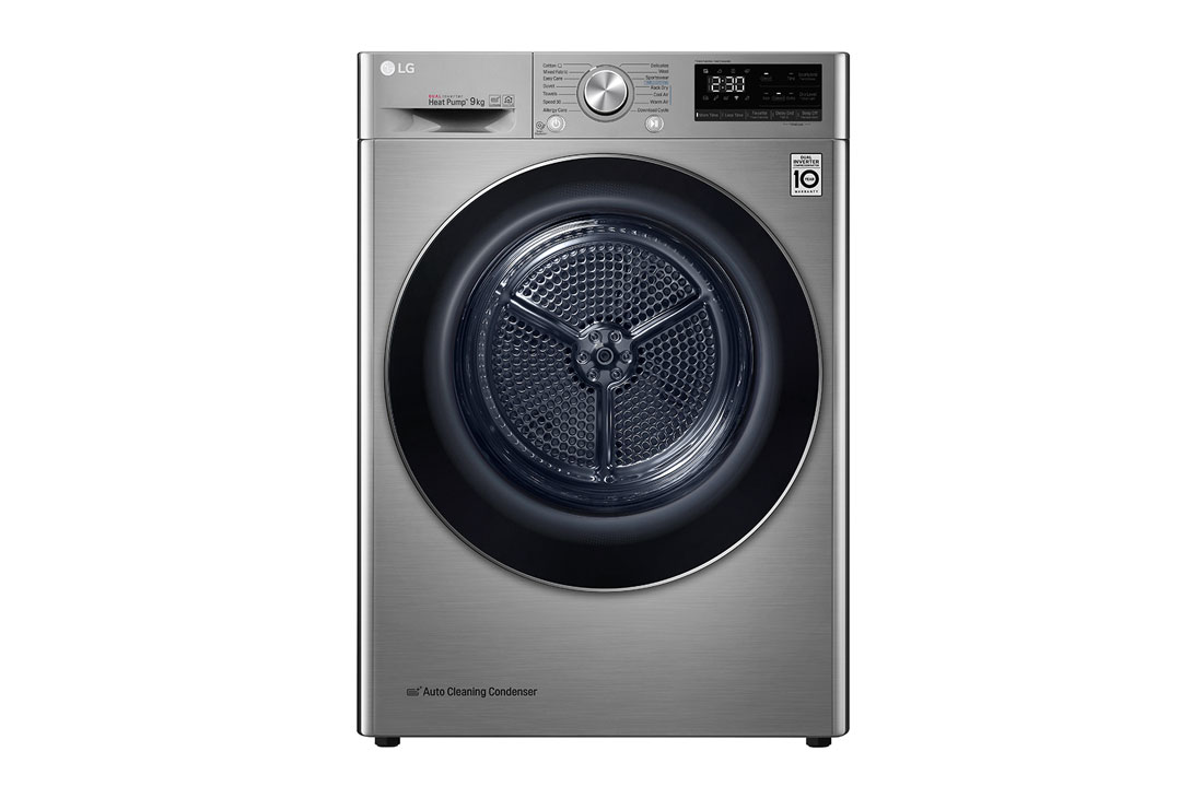 LG 9kg DUAL Inverter HeatPump Dryer Graphite A+++, FDV909S