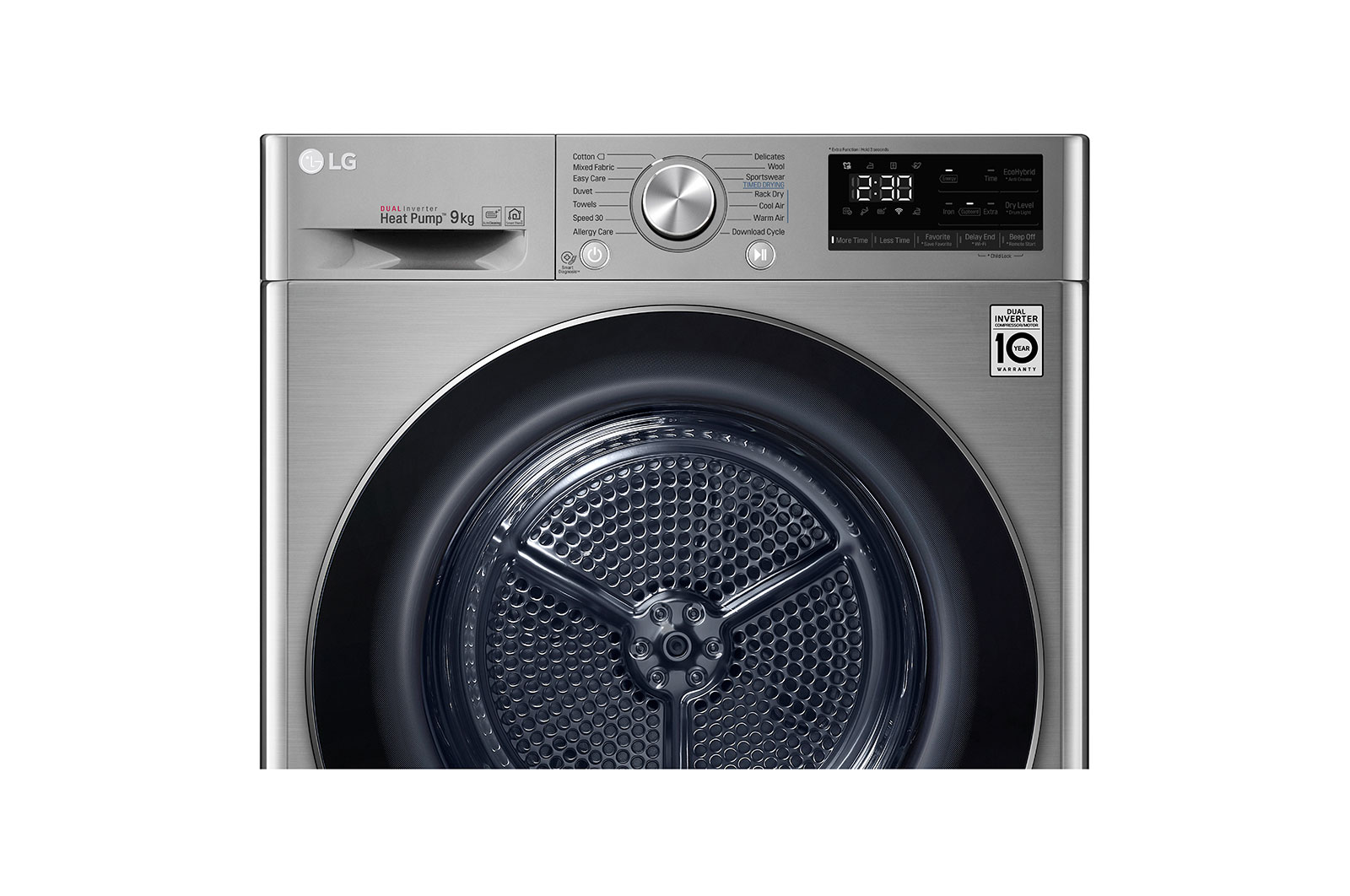 LG 9kg DUAL Inverter HeatPump Dryer Graphite A+++, FDV909S