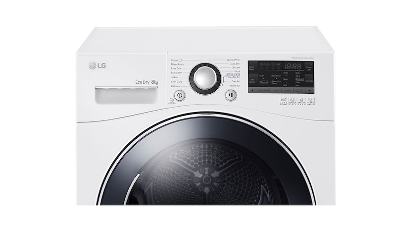 LG 8kg Tumble Dryer with Heat Pump Technology, RC8055AH3M