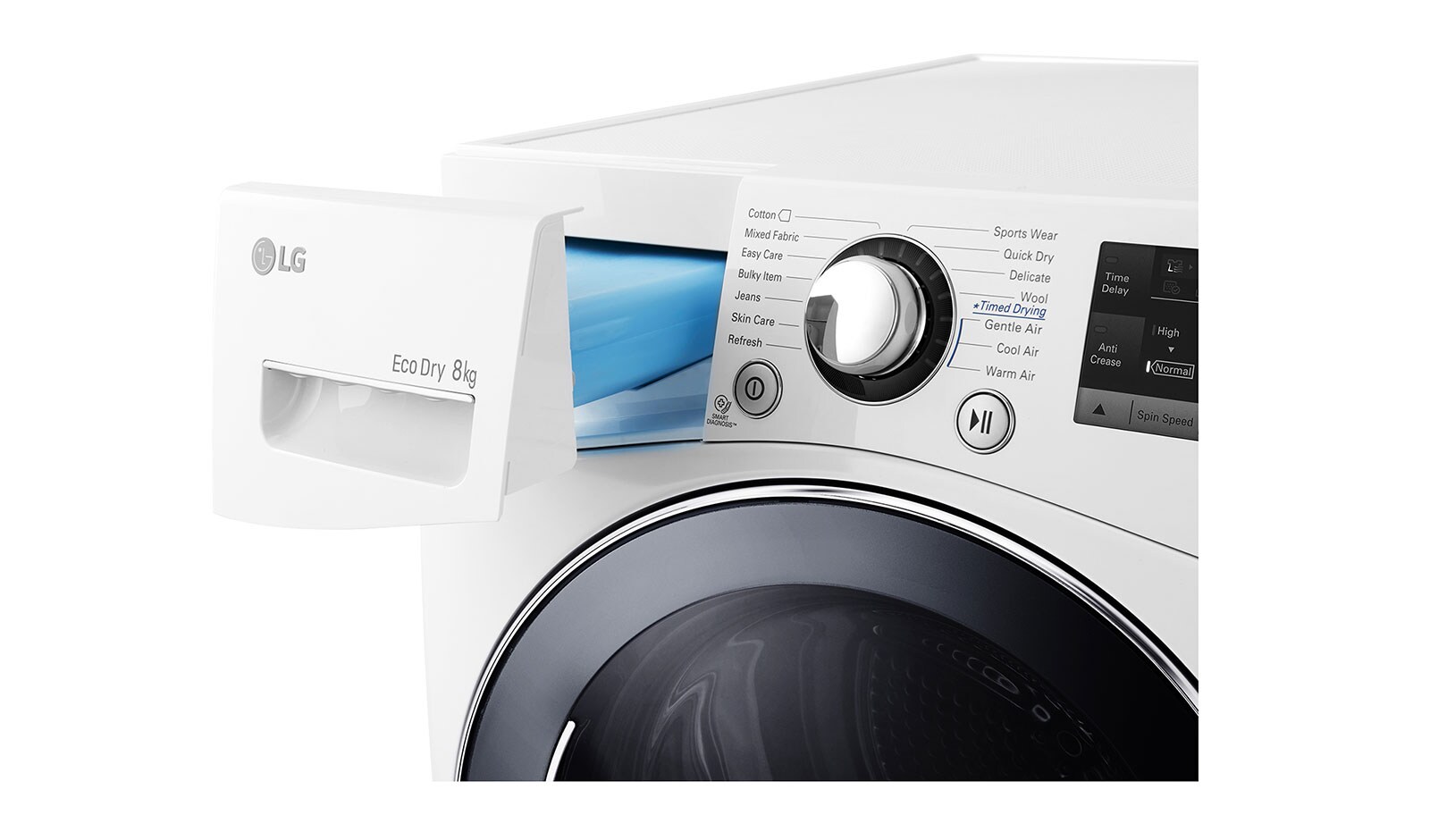 LG 8kg Tumble Dryer with Heat Pump Technology, RC8055AH3M