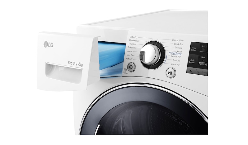 LG 8kg Tumble Dryer with Heat Pump Technology, RC8055AH3M
