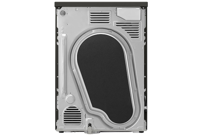 LG 10kg Dual Inverter Heat Pump™ Tumble Dryer, Black Steel, FDV1110B