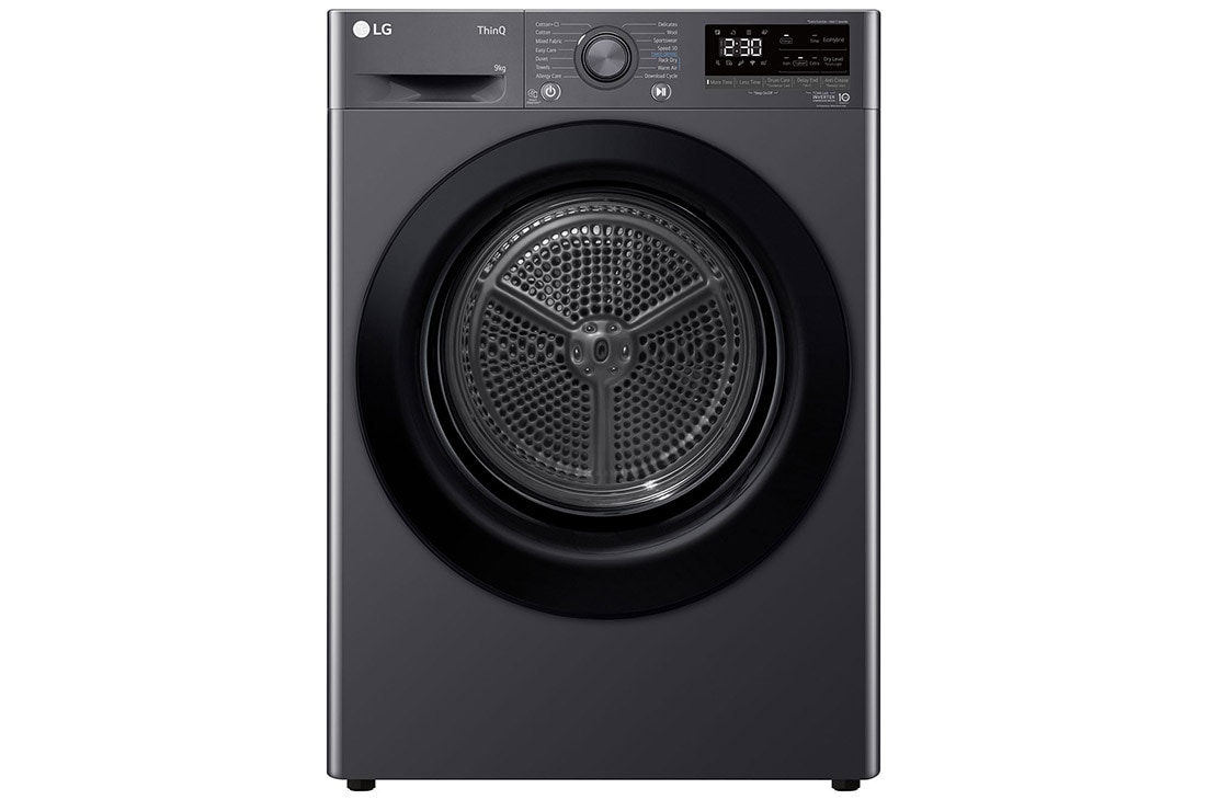 Front view of DUAL Inverter Heat Pump™ Tumble Dryer 9kg (FDV309GN)