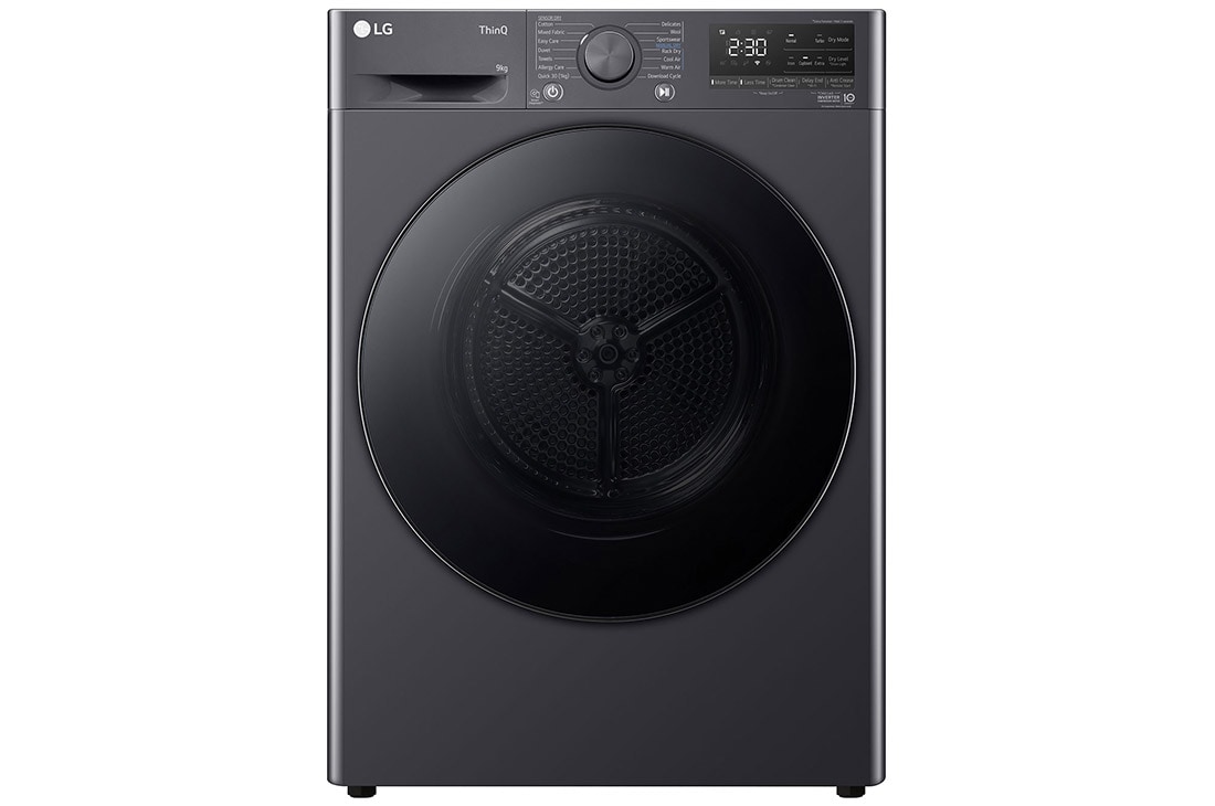 Front view of DUAL Inverter Heat Pump™ Tumble Dryer 9kg (FDV709GN)