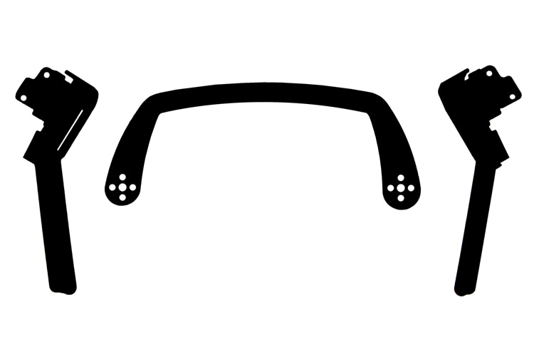 Front view of EZ Slim Wall Mount for the 55EC930V Curved OLED TV OSW100