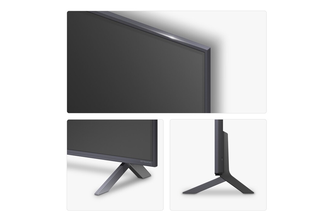 Rear view of LG NanoCell NANO90 TV.