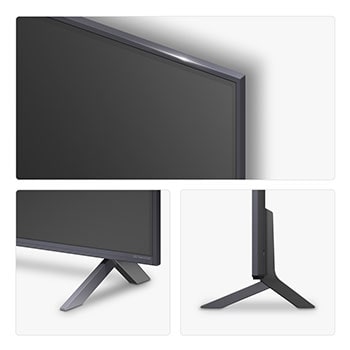 Rear view of LG NanoCell NANO90 TV.