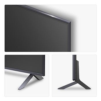 Rear view of LG NanoCell NANO90 TV.