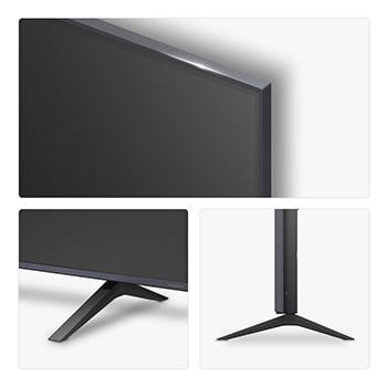 Rear view of LG NanoCell NANO80 TV.