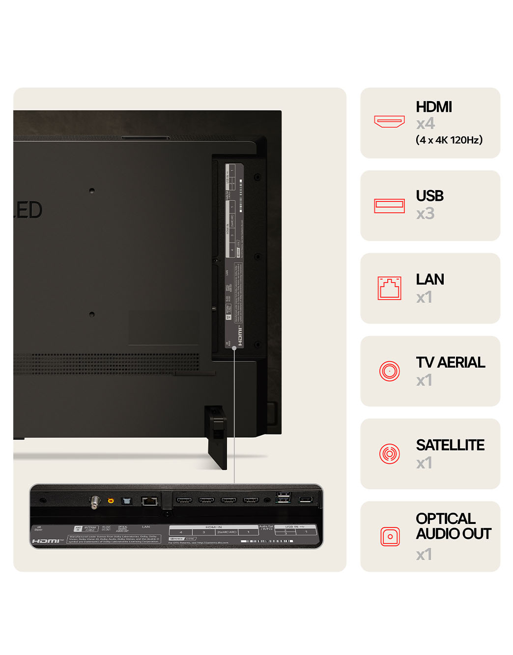 42 inch LG OLED AI C4 4K Smart TV 2024 - OLED42C44LA.AEK | LG UK