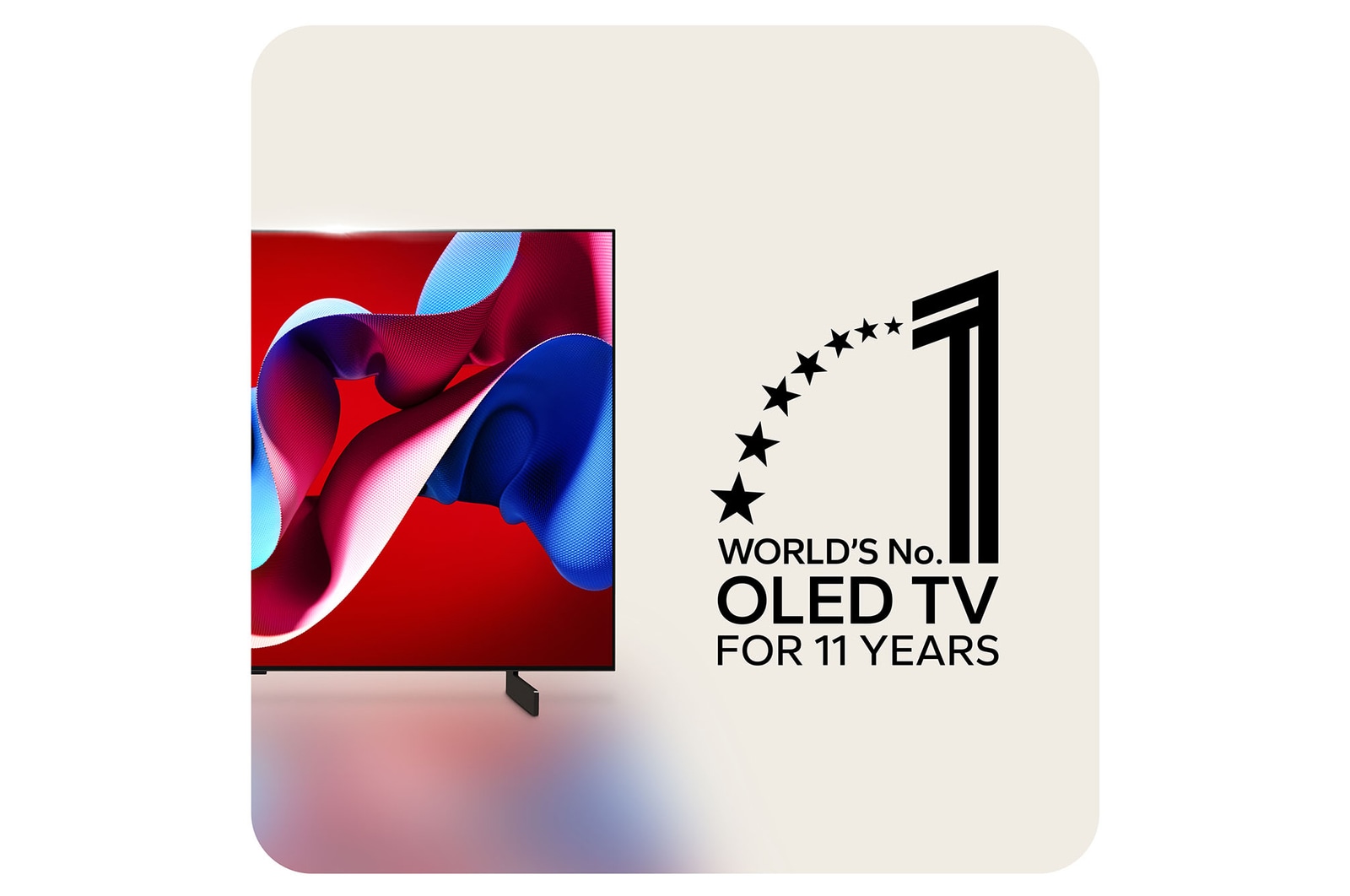 world No.1 OLED TV