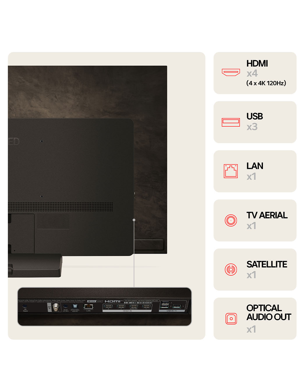 55 inch LG OLED AI C4 4K Smart TV 2024 OLED55C43LA.AEK LG UK