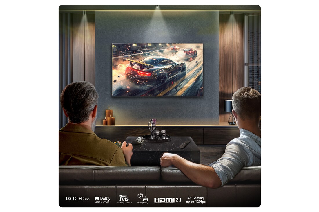 LG 55 inch LG OLED evo AI G4 4K Smart TV 2024 - Wall mount version, OLED55G45LW