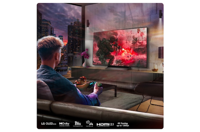 LG 65 inch LG OLED evo AI C4 4K Smart TV 2024, OLED65C45LA