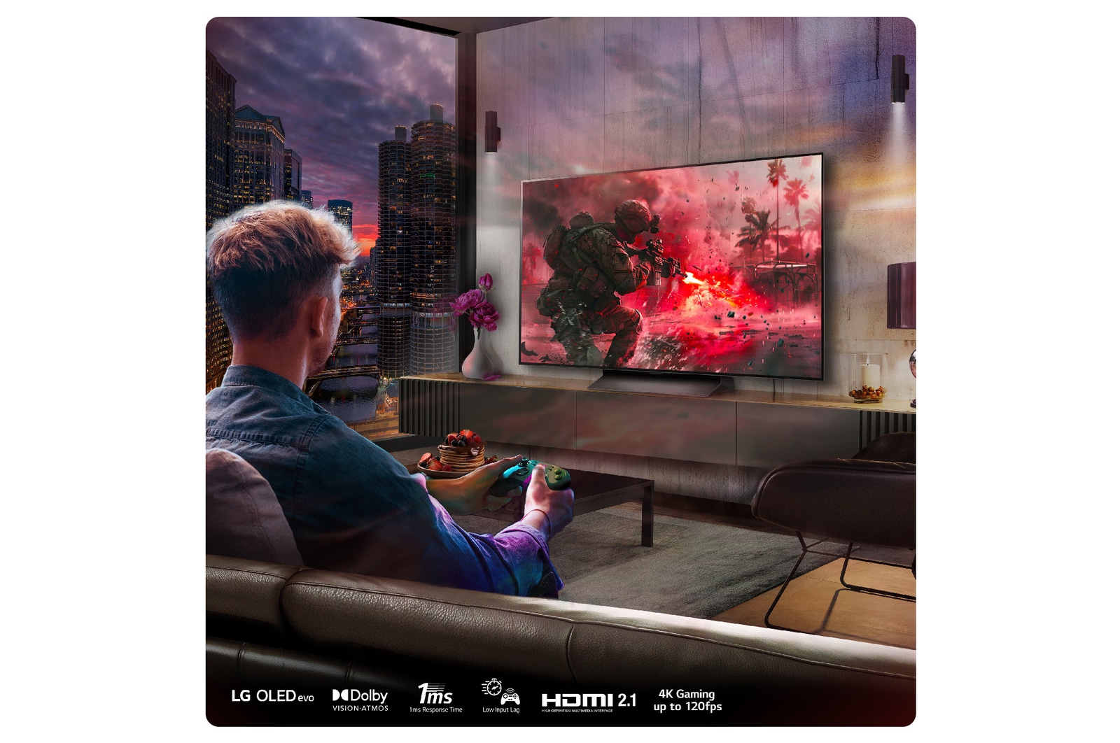 LG 65 inch LG OLED evo AI C4 4K Smart TV 2024, OLED65C46LA