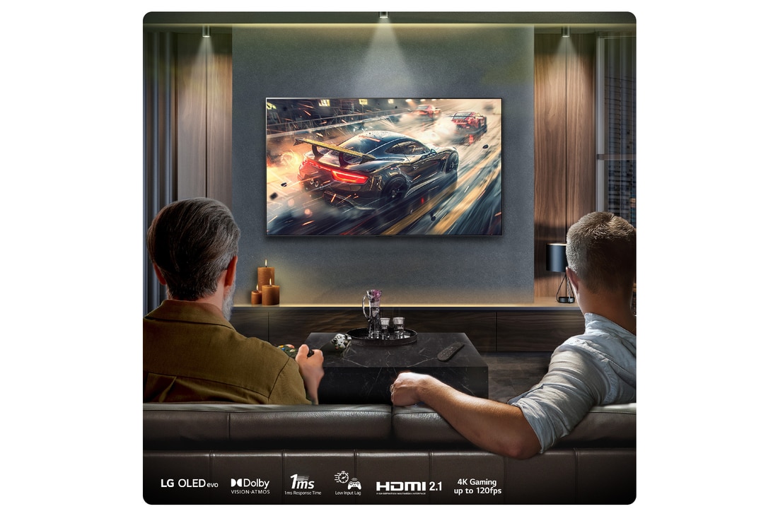 LG 65 inch LG OLED evo AI G4 4K Smart TV 2024 - Wall mount version, OLED65G45LW