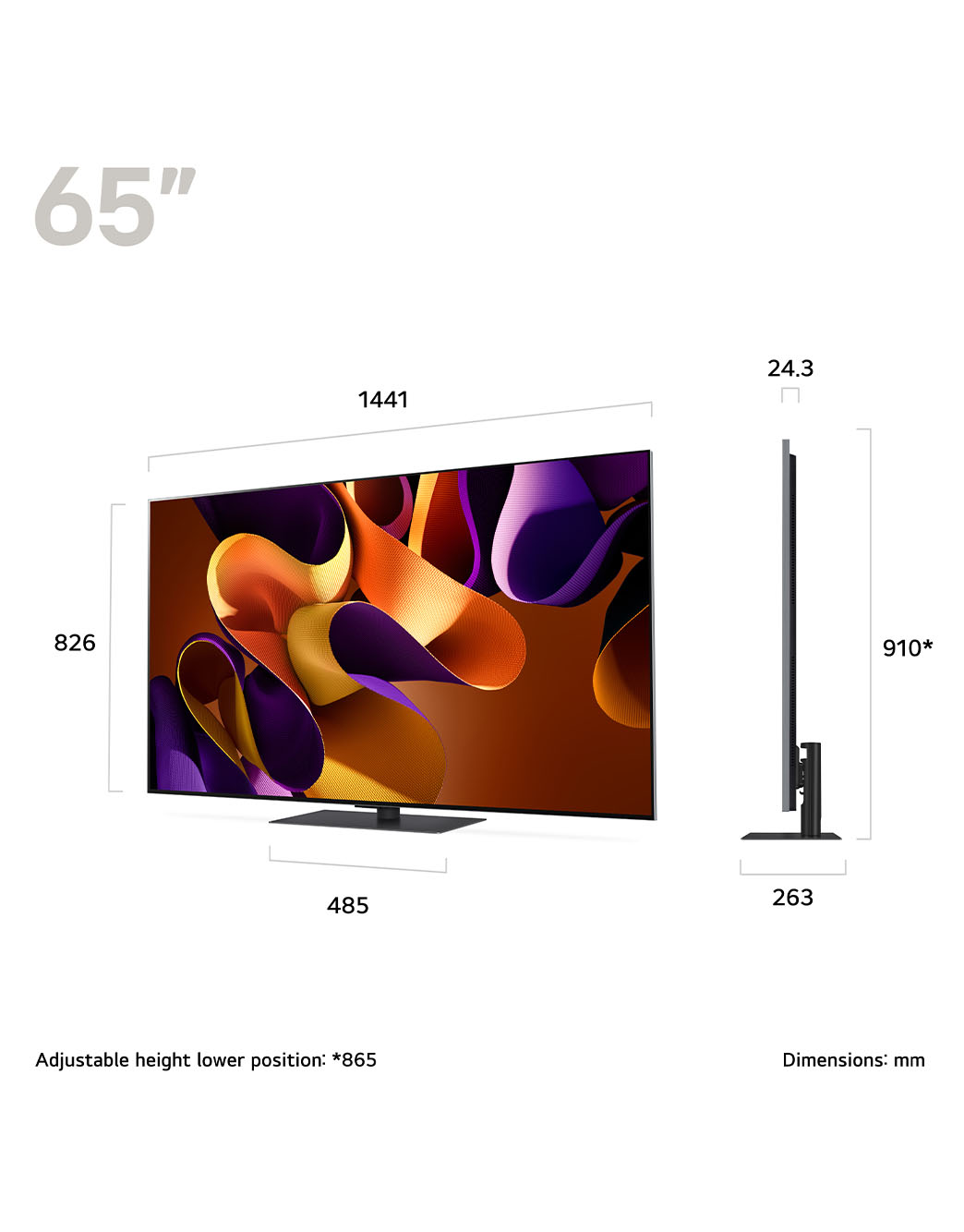 65 inch LG OLED evo G4 4K Smart TV OLED65G46LS LG UK