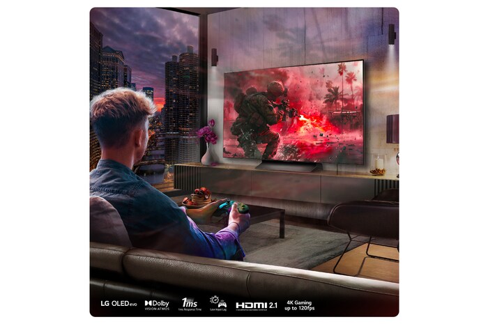 LG 77 inch LG OLED evo AI C4 4K Smart TV 2024, OLED77C44LA