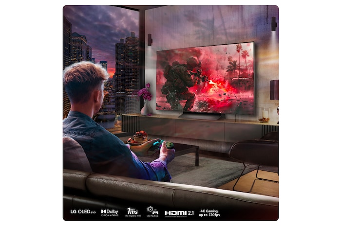 LG 77 inch LG OLED evo AI C4 4K Smart TV 2024, OLED77C45LA