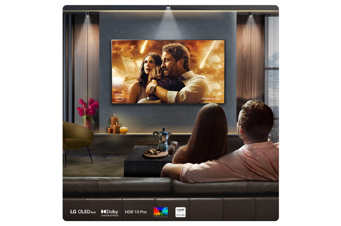 LG 77 inch LG OLED evo AI G4 4K Smart TV 2024 - Wall mount version, OLED77G45LW