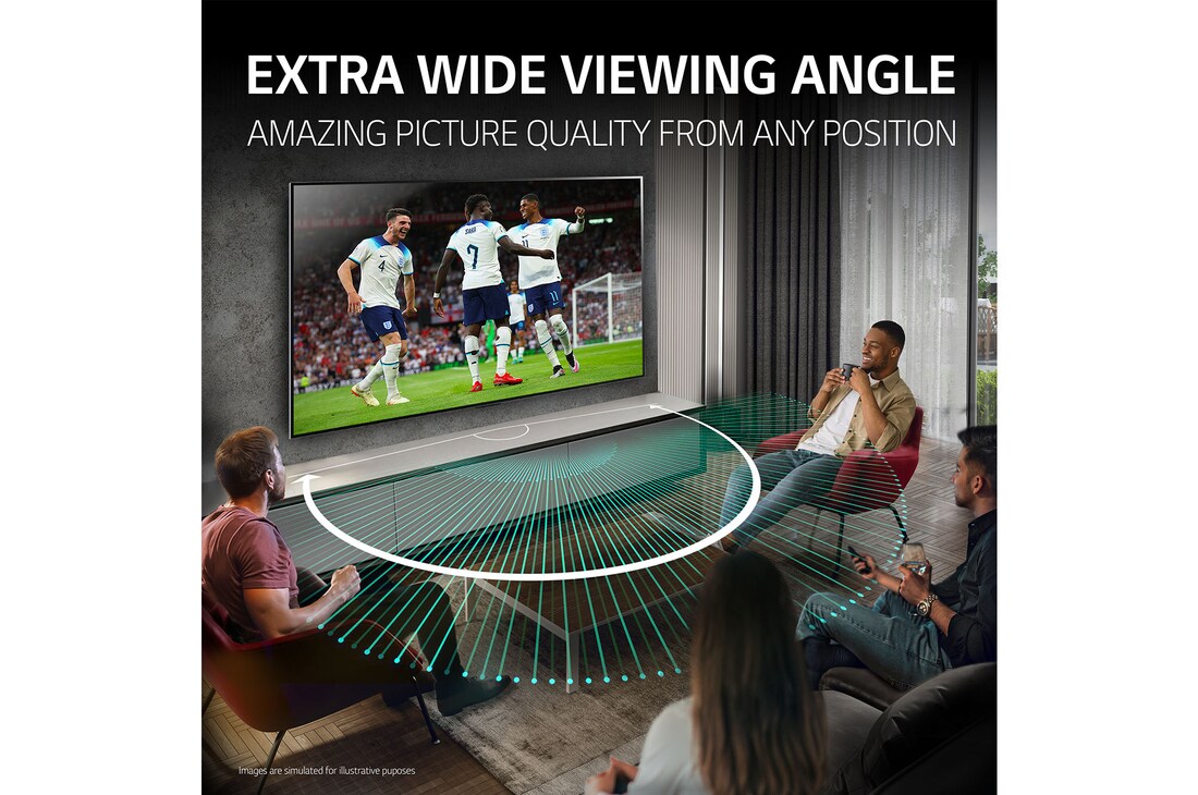 EXTRA WIDE VIEWING ANGLE
