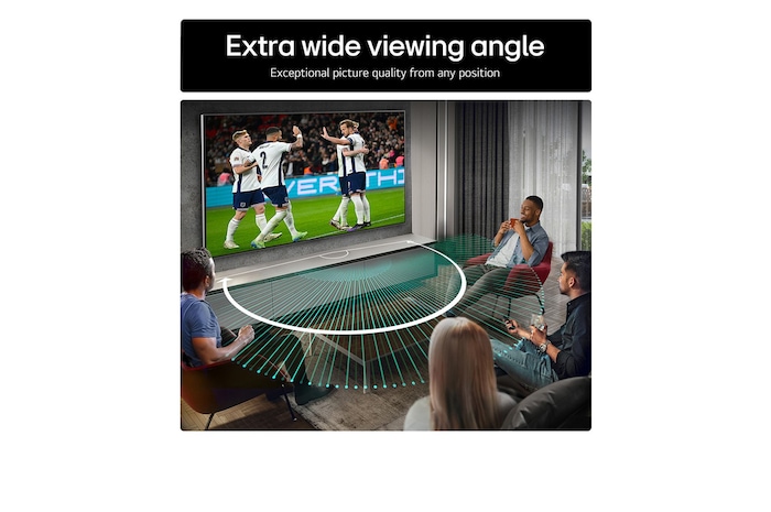 Extra wide viewing angle