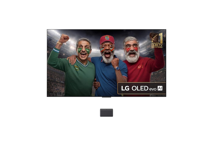 Front view of 97 inch LG SIGNATURE OLED M5 4K Smart TV 2025 OLED97M59LA