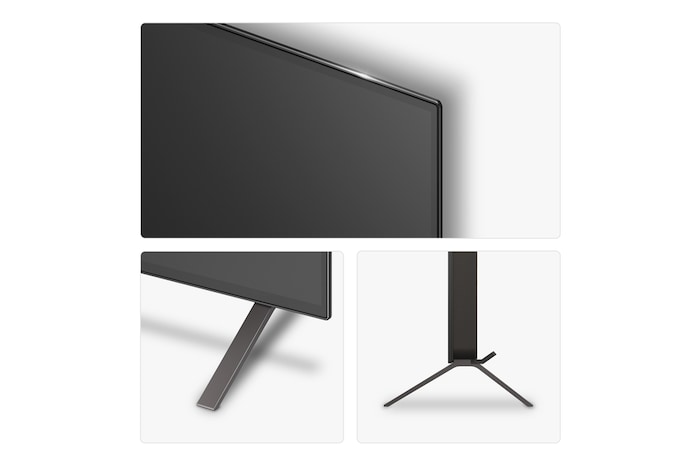 Side view of LG OLED AI B5 4K Smart TV.