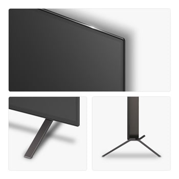 Side view of LG OLED AI B5 4K Smart TV.