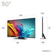 LG 50 inch LG QNED86 AI 4K Smart TV 2024, 50QNED86T6A