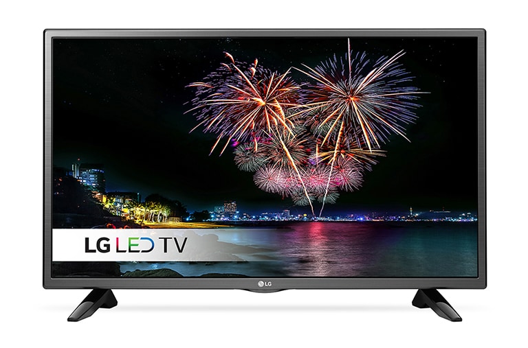 Front view of  32&#34; LG LED TV with Freeview HD  32LH510U