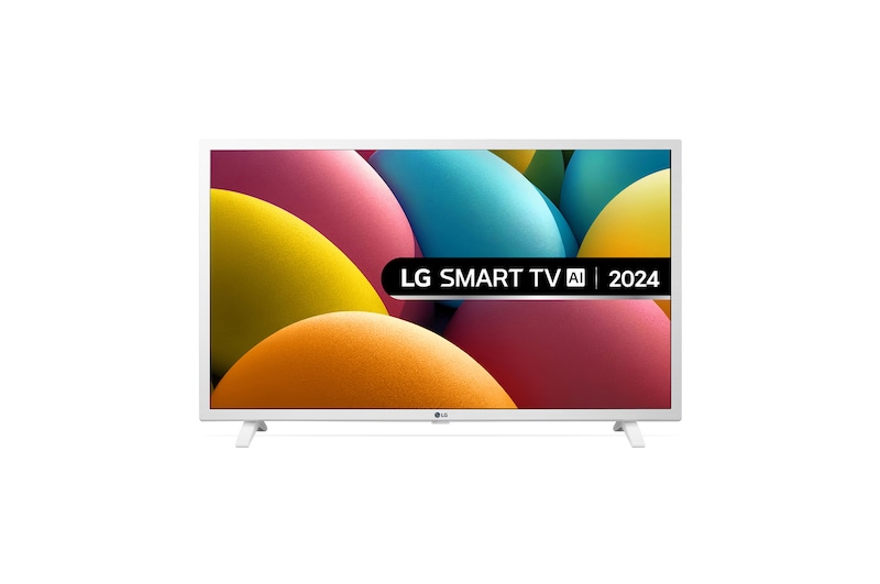 A front view of the LG Full HD TV with infill image and product logo on