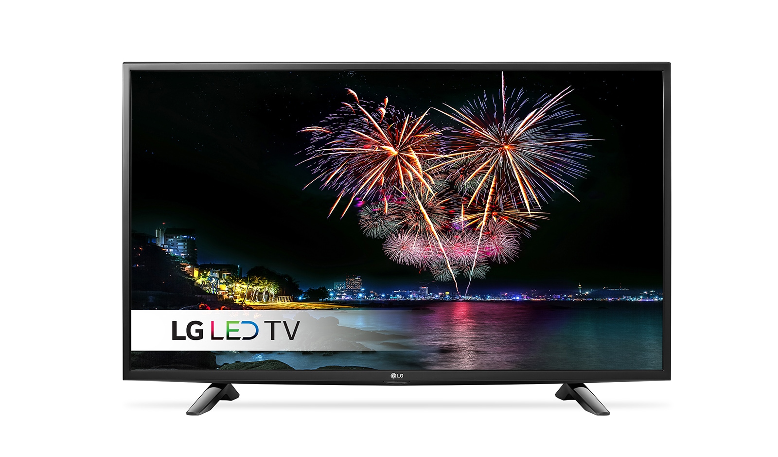 Front view of 43&#34; LG LED TV with Freeview  43LH5100