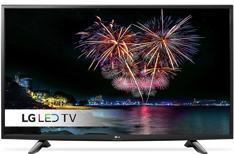 Front view of 43&#34; LG LED TV with Freeview HD  43LH510V