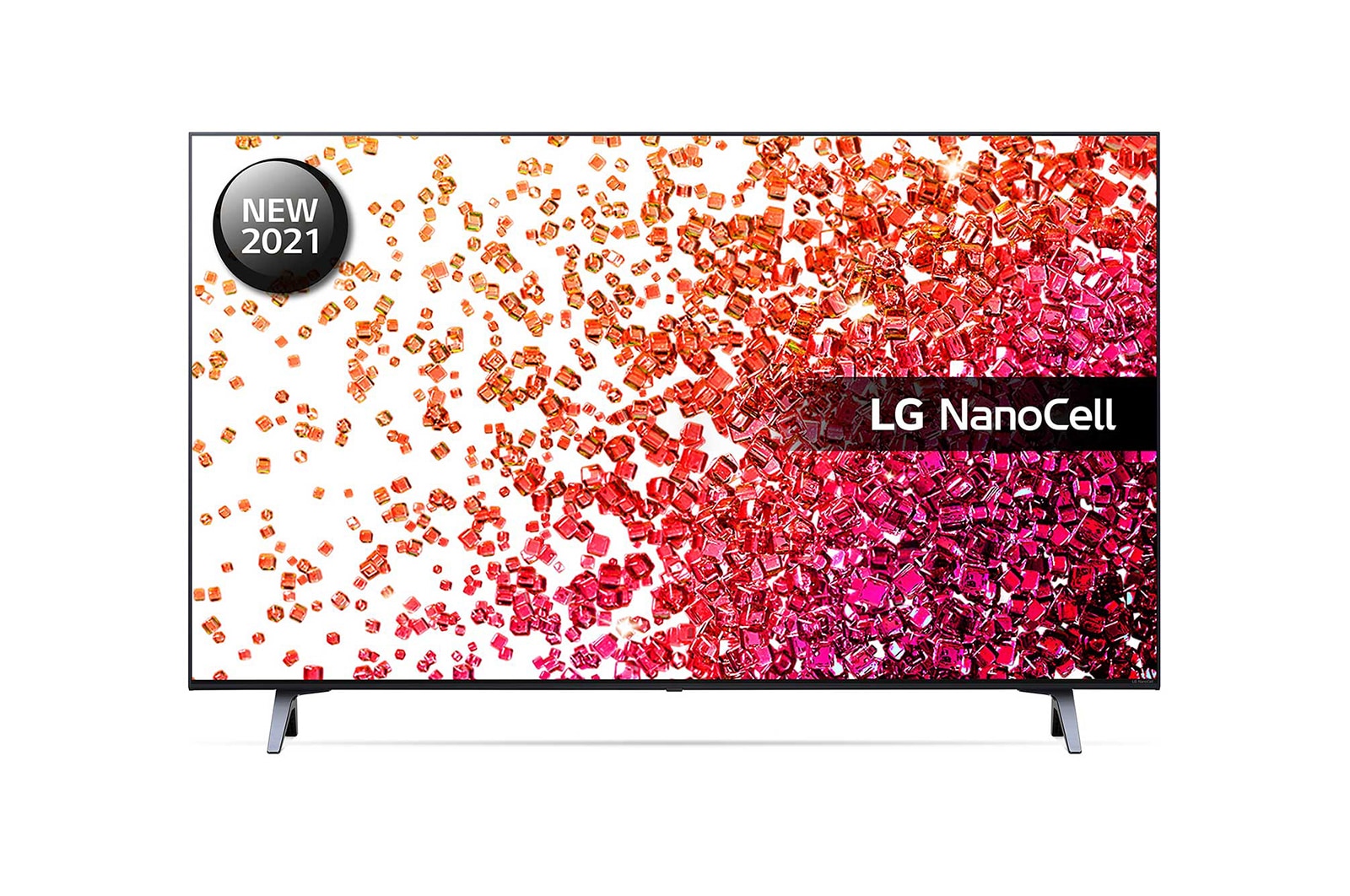 Front view of LG NanoCell NANO75 43&#34; 4K Smart TV 43NANO756PA