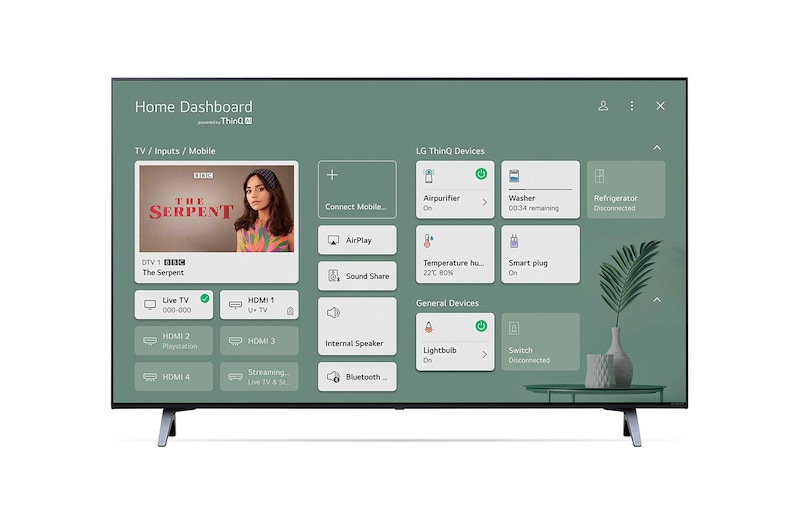 LG NanoCell NANO75 43" 4K Smart TV, 43NANO756PA