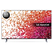 Front view of LG NanoCell NANO75 43&#34; 4K Smart TV 43NANO756PA