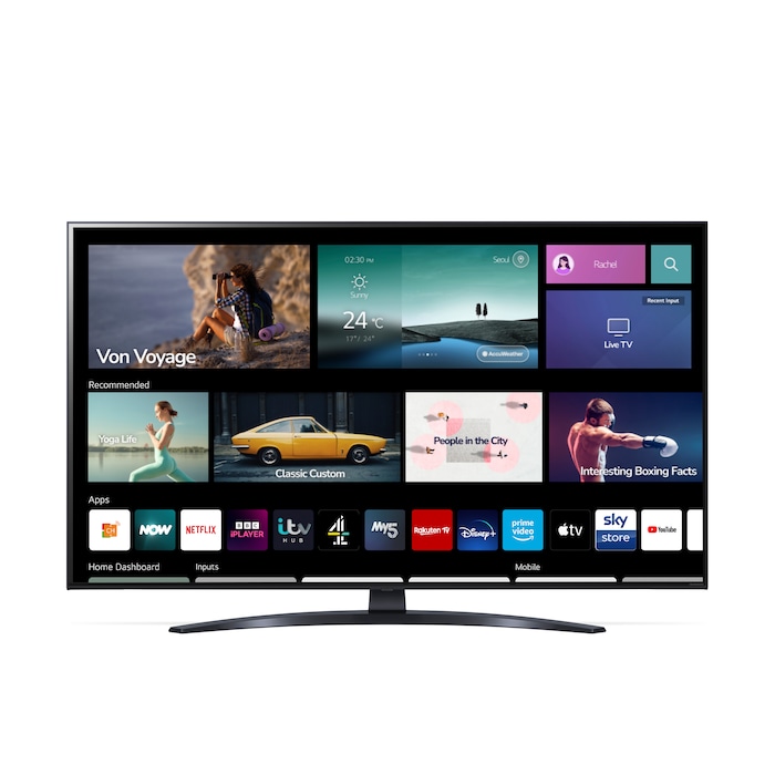 LG NanoCell NANO76 43 inch TV 2022, 43NANO766QA