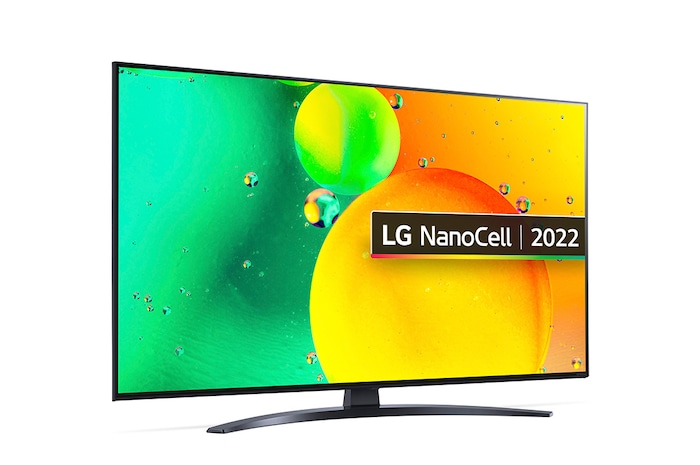LG NanoCell NANO76 43 inch TV 2022, 43NANO766QA