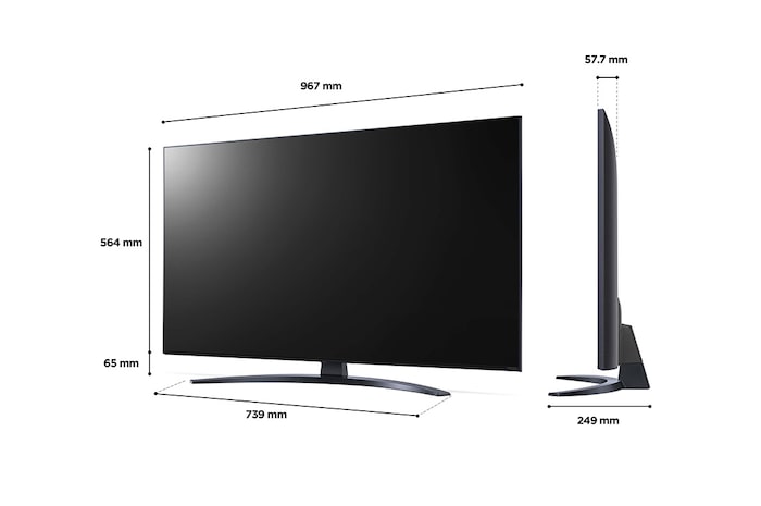 LG NanoCell NANO76 43 inch TV 2022, 43NANO766QA