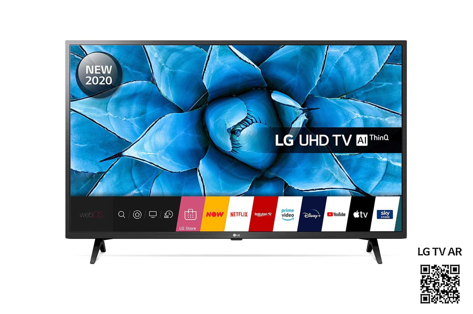 Front view of LG UN73 43 inch 4K Smart UHD TV 43UN73006LC