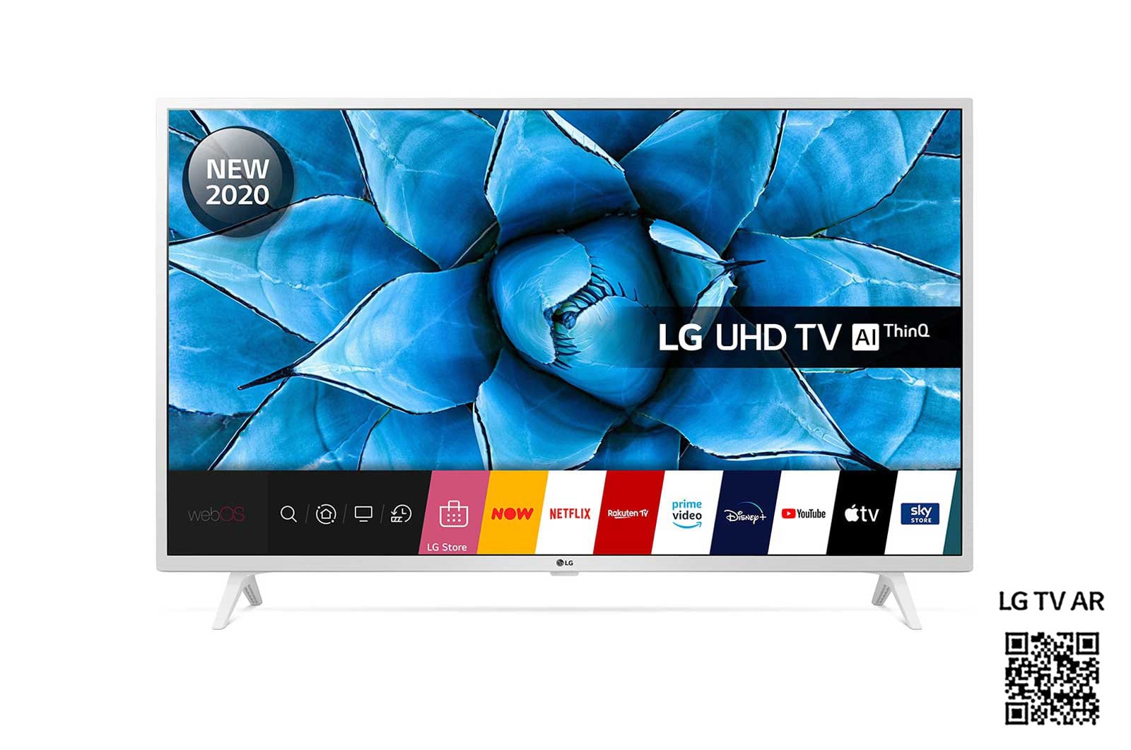 Front view of LG UN739 43 inch 4K Smart UHD TV 43UN73906LE