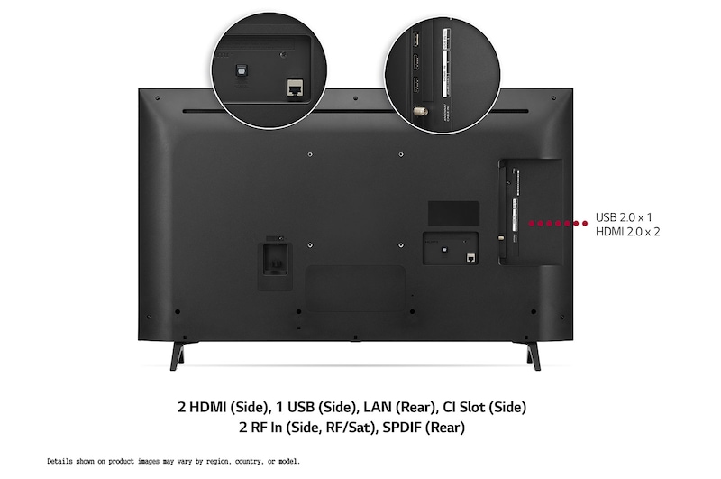 LG LED UP77 43" 4K Smart TV, 43UP77006LB