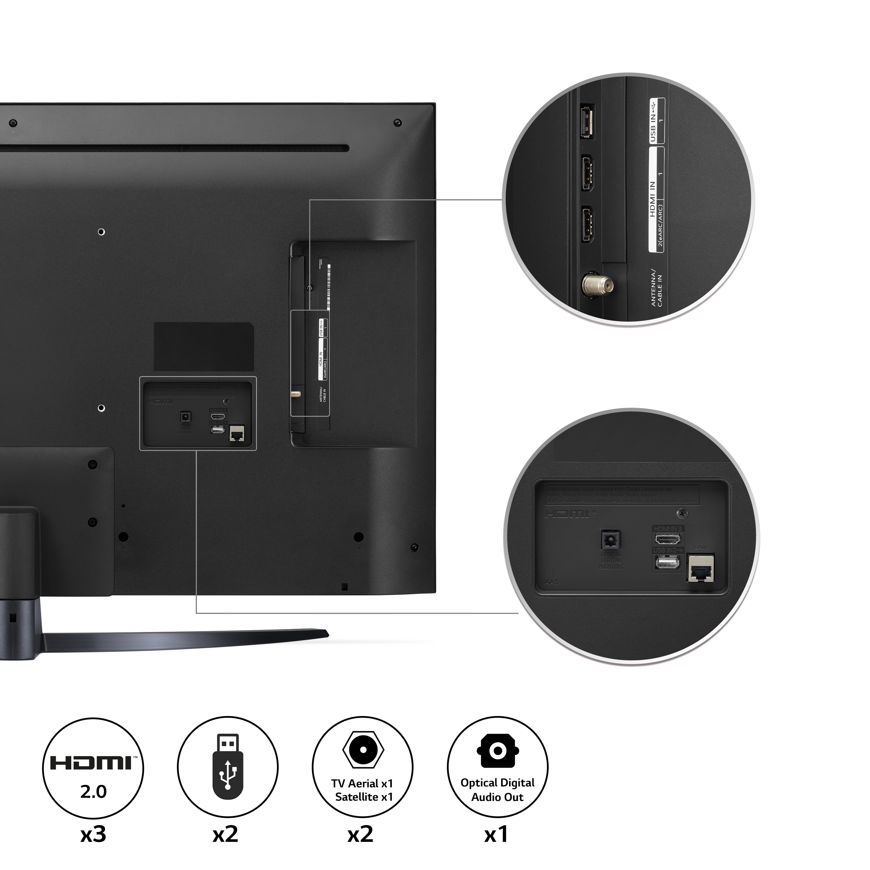 LG UQ91 43 inch 4K Smart UHD TV 2022, 43UQ91006LA