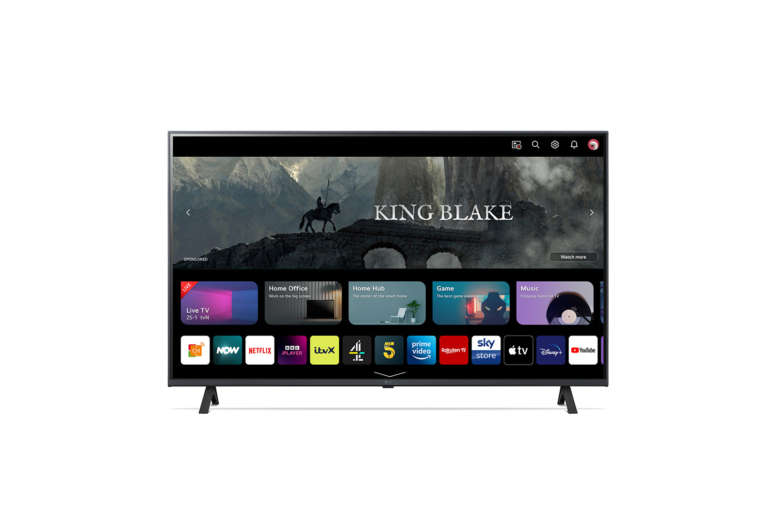 LG UR78 43 inch 4K Smart UHD TV, 43UR78006LK