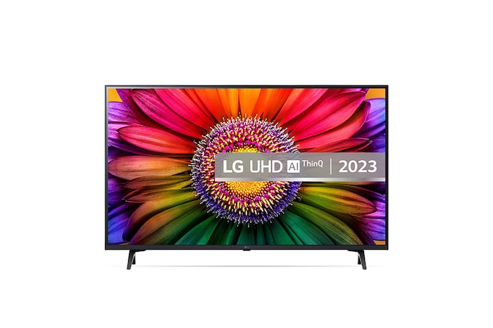 LG UR80 43 inch 4K Smart UHD TV 2023, 43UR80006LJ