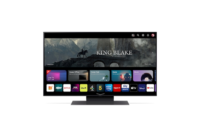 LG UR91 43 inch 4K Smart UHD TV 2023, 43UR91006LA