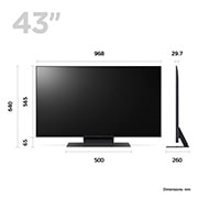 LG UR91 43 inch 4K Smart UHD TV 2023, 43UR91006LA