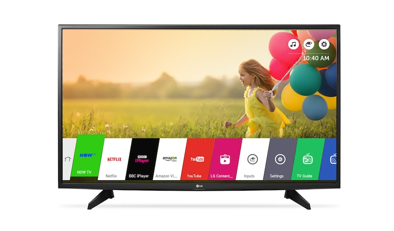 LG 49'' (123 cm) | Full HD TV | Drievoudige XD Engine | Virtual Surround Plus | Smart TV, 49LH570V