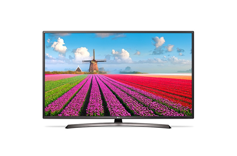Front view of 49&#34; LG Smart TV with webOS 49LJ624V